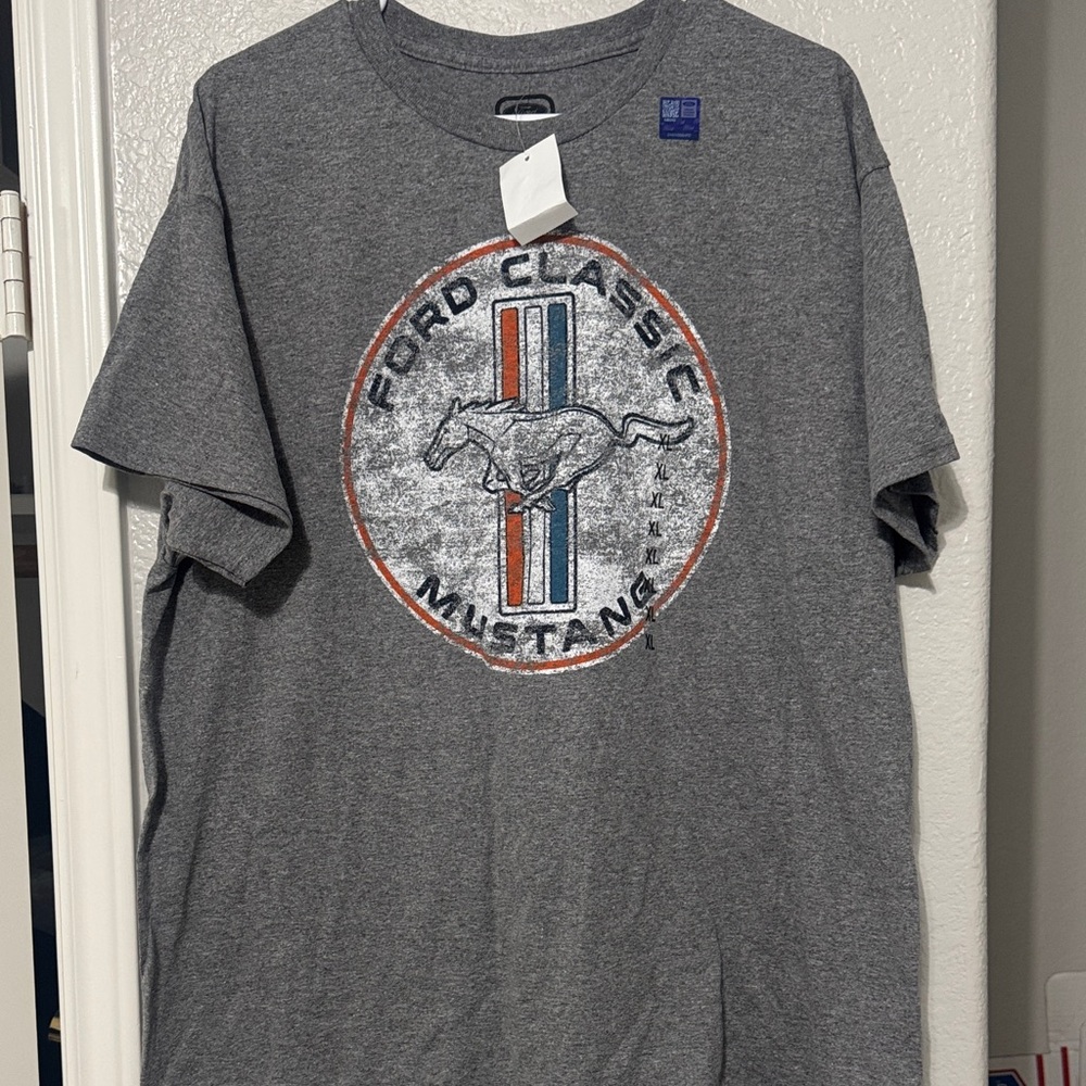 Ford Classic Mustang Grey Shirt